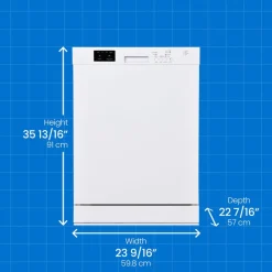 DANBY Lave-vaisselle Encastré Blanc 24