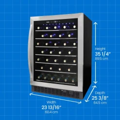 DANBY Refroidisseur à vin Inox 24