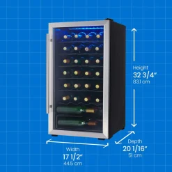 DANBY Refroidisseur à vin Inox 18