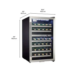 DANBY Refroidisseur à vin Inox 19.5
