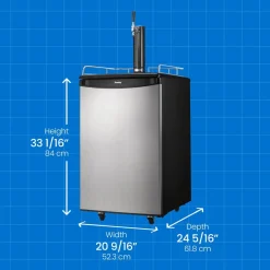 DANBY Refroidisseur de fûts à robinet Inox 21