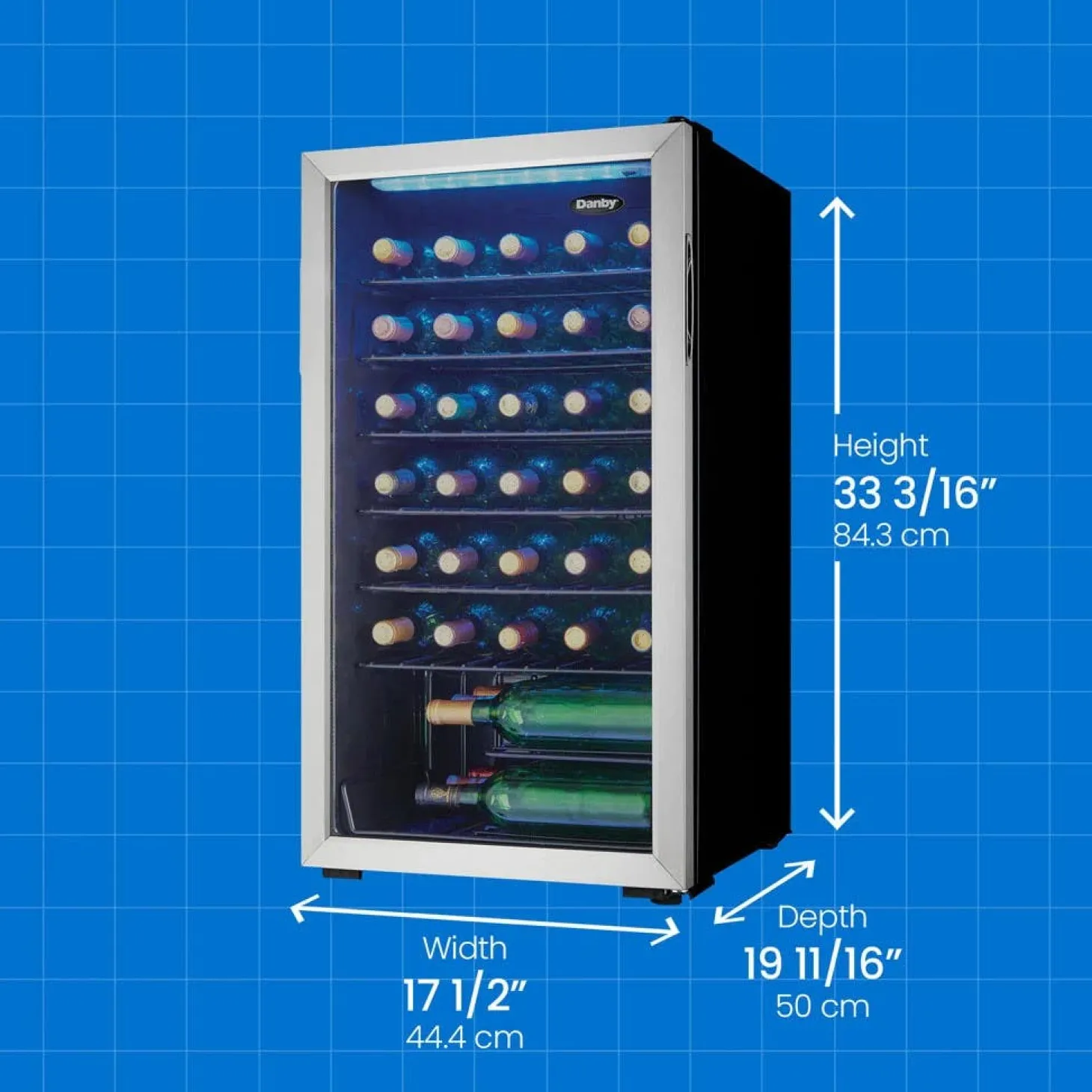 DANBY Refroidisseurs à boisson Inox 18" - DWC036A1BSSD