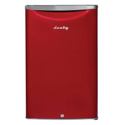 DANBY Réfrigérateur 4,4 pi3 21 po Rouge Compact - DAR044A6LDB
