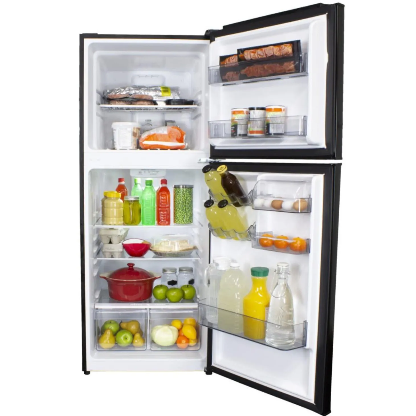 DANBY Réfrigérateur 10,1 pi3 24 po Inox Congélateur en haut - DFF101B1BDB