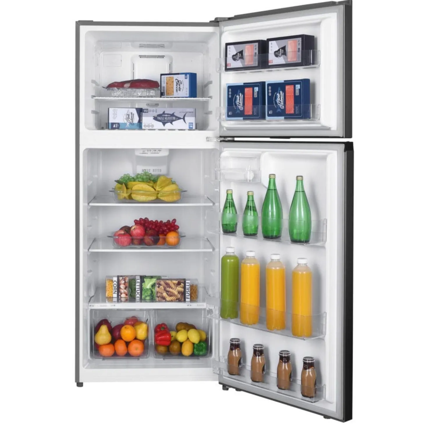 DANBY Réfrigérateur 18 pi3 28 po Inox Congélateur en haut - DFF176B1SLDB