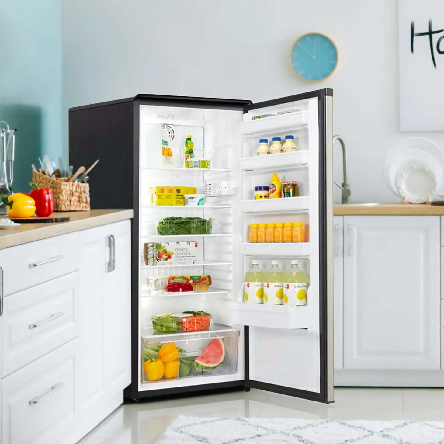 DANBY Réfrigérateur 11 pi3 24 po Inox Tout réfrigérateur - DAR110A1BSLD