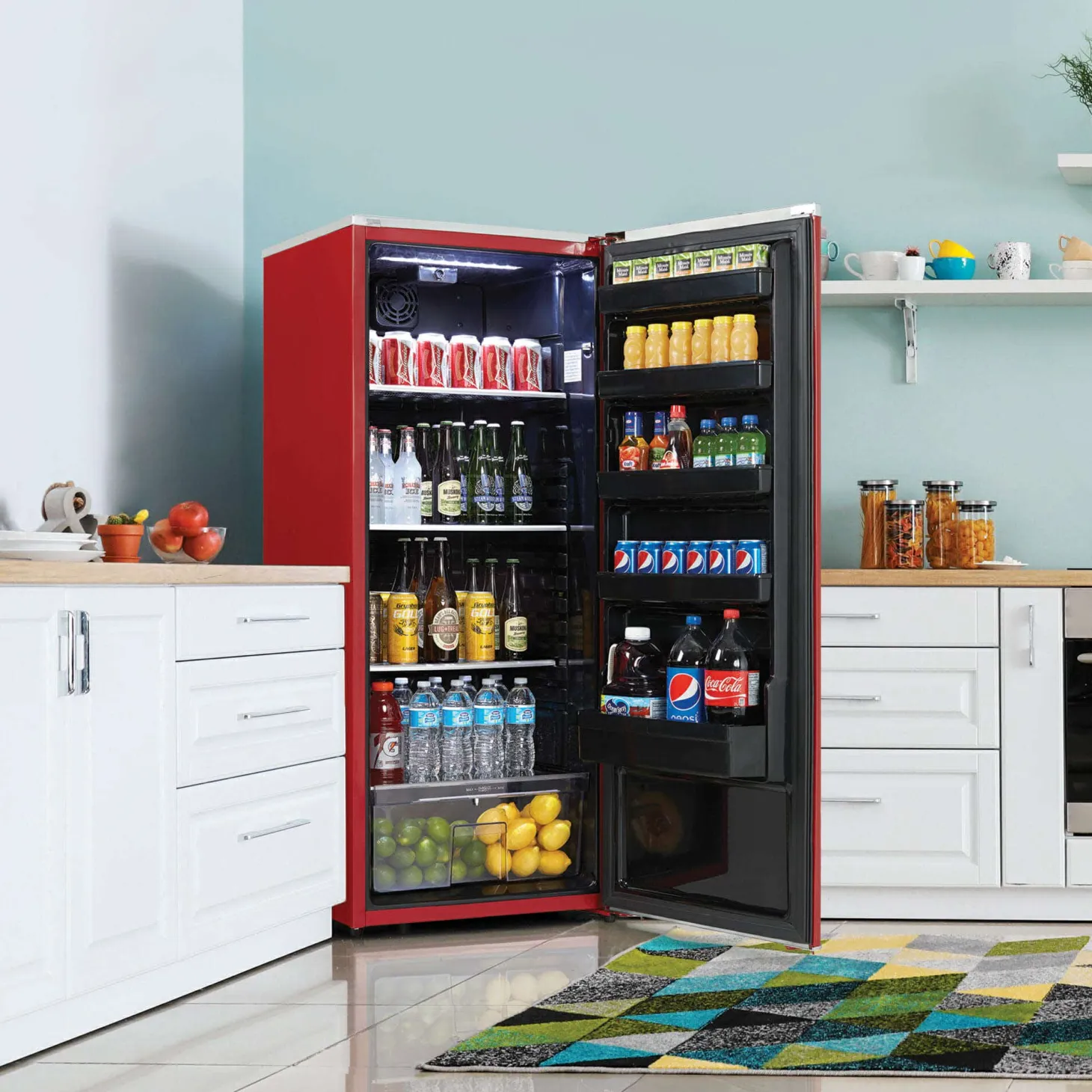 DANBY Réfrigérateur 11 pi3 24 po Rouge Tout réfrigérateur - DAR110A3LDB