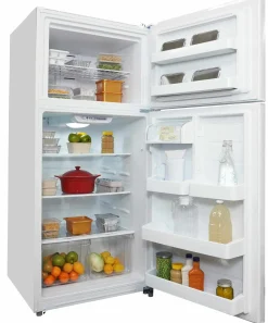 DANBY Réfrigérateur 18 pi3 30 po Blanc Congélateur en haut - DFF180E1WDB