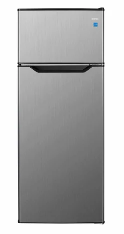 DANBY Réfrigérateur 7,4 pi3 22 po Inox Congélateur en haut - DPF074B2BSLD