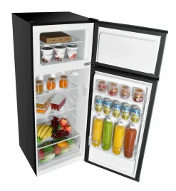 DANBY Réfrigérateur 7,4 pi3 22 po Inox Congélateur en haut - DPF074B2BSLD