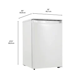 DANBY Réfrigérateur 2,6 pi3 Blanc Compact - DAR026A1WDD