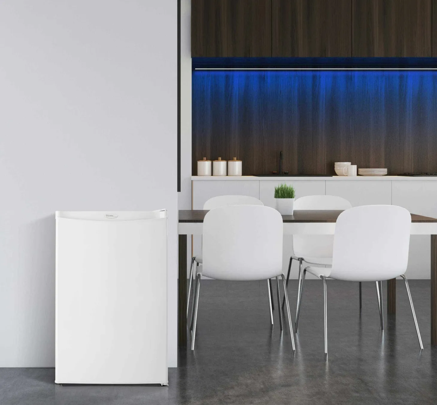 DANBY Réfrigérateur 4,4 pi3 Blanc Compact - DAR044A4WDD