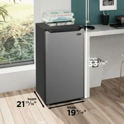 DANBY Réfrigérateur 4,4 pi3 Inox Compact - DCR044B1SLM