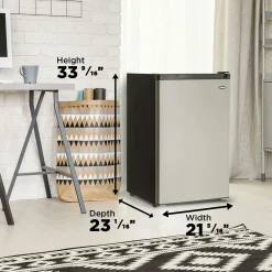 DANBY Réfrigérateur 4,5 pi3 Inox Compact - DCR045B1BSLD