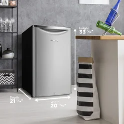 DANBY Réfrigérateur 4,4 pi3 Inox Compact - DAR044A6DDB