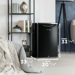 DANBY Réfrigérateur 4,3 pi3 Noir Compact - DAR044A6MDB