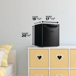DANBY Réfrigérateur 1,7 pi3 Noir Compact - DAR017A3BDB
