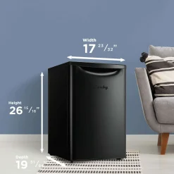 DANBY Réfrigérateur 2,6 pi3 Noir Compact - DAR026A2BDB
