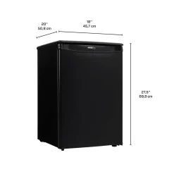 DANBY Réfrigérateur 2,6 pi3 Noir Compact - DAR026A1BDD