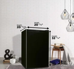 DANBY Réfrigérateur 4,4 pi3 Noir Compact - DAR044A4BDD