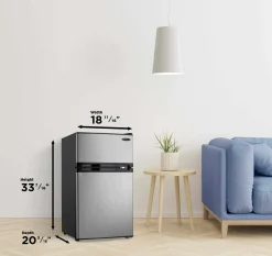 DANBY Réfrigérateur compact 3,1 pi3 Inox Compact - DCR031B1BSLD