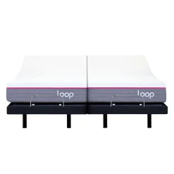 Deux bases de lits ajustables avec matelas Loop (39"x78")