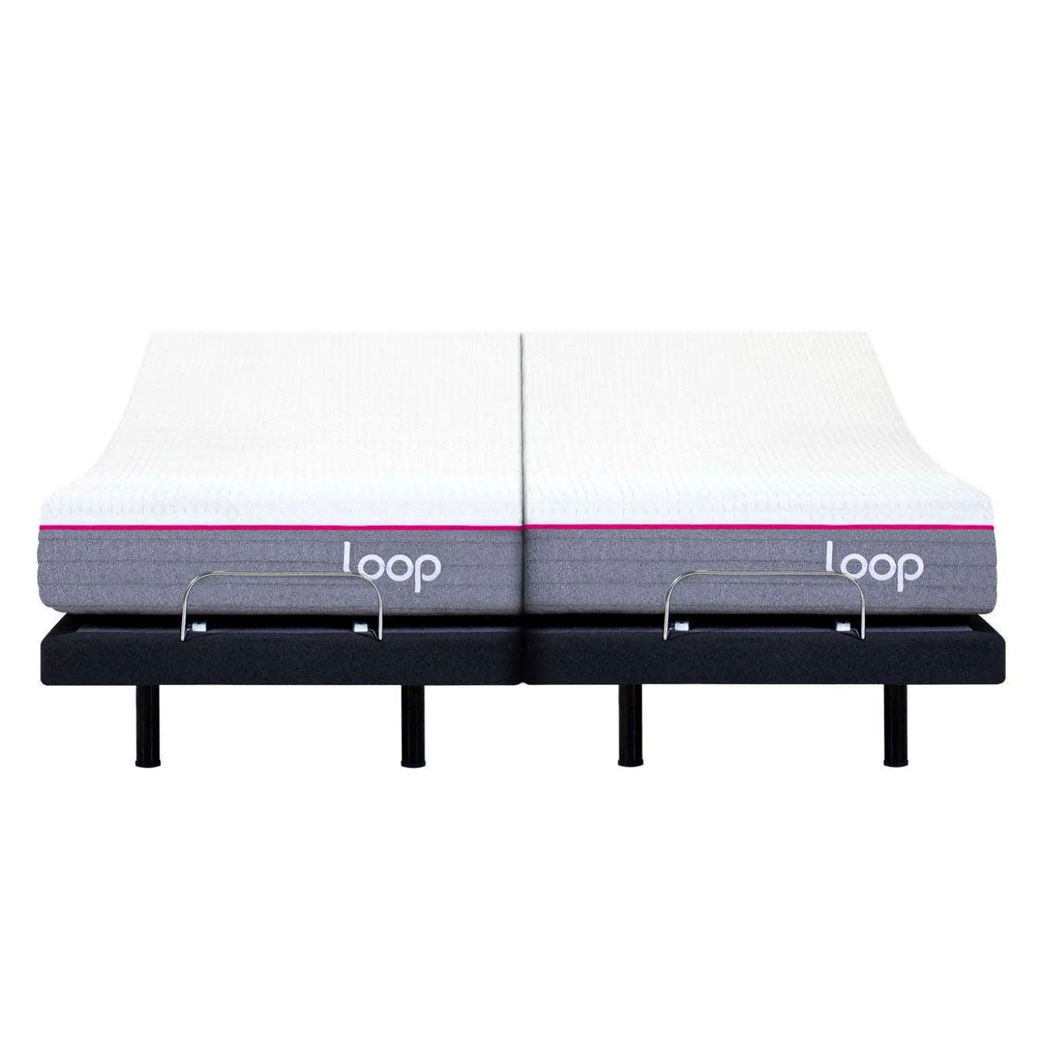 Deux bases de lits ajustables avec matelas Loop (39"x78")