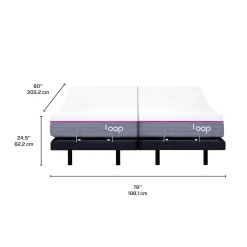 Deux bases de lits ajustables avec matelas Loop (39