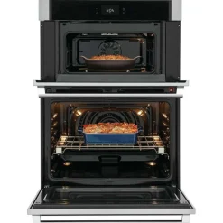 ELECTROLUX Combinaison four mural et micro-ondes Inox30"Électrique - ECWM3012AS