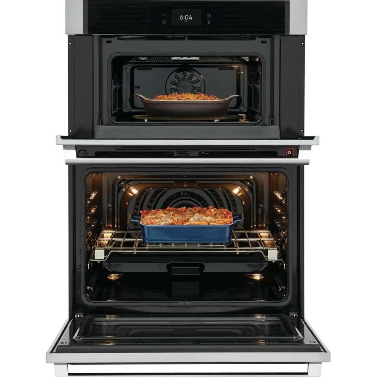 ELECTROLUX Combinaison four mural et micro-ondes Inox30"Électrique - ECWM3012AS