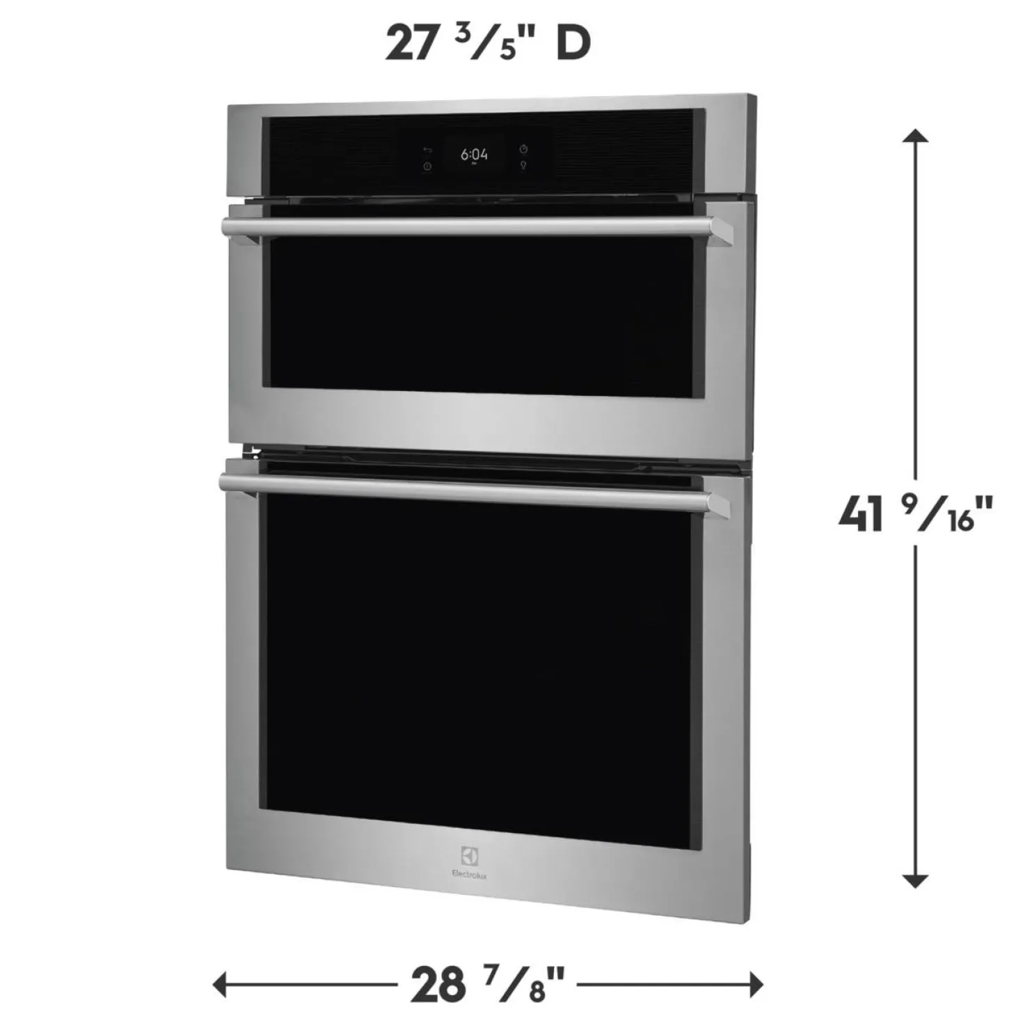 ELECTROLUX Combinaison four mural et micro-ondes Inox30"Électrique - ECWM3012AS