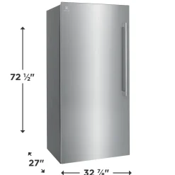 ELECTROLUX Congélateur 19 pi3 33 po, Inox, Vertical, 33
