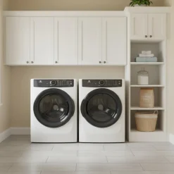 ELECTROLUX Ensemble laveuse sécheuse, Blanc, Chargement frontal
