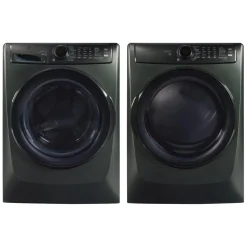 ELECTROLUX Ensemble laveuse sécheuse, Vert alpin, Chargement frontal