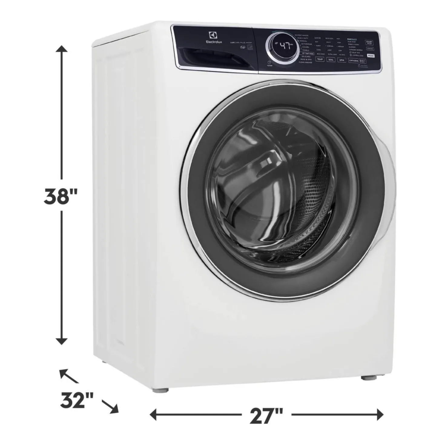 ELECTROLUX Ensemble laveuse sécheuse, Blanc, Chargement frontal