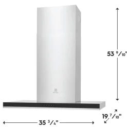 ELECTROLUX Hotte Cheminée Inox 36