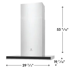 ELECTROLUX Hotte Cheminée Inox 30
