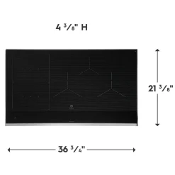 ELECTROLUX Plaque de cuisson Induction Noir 36