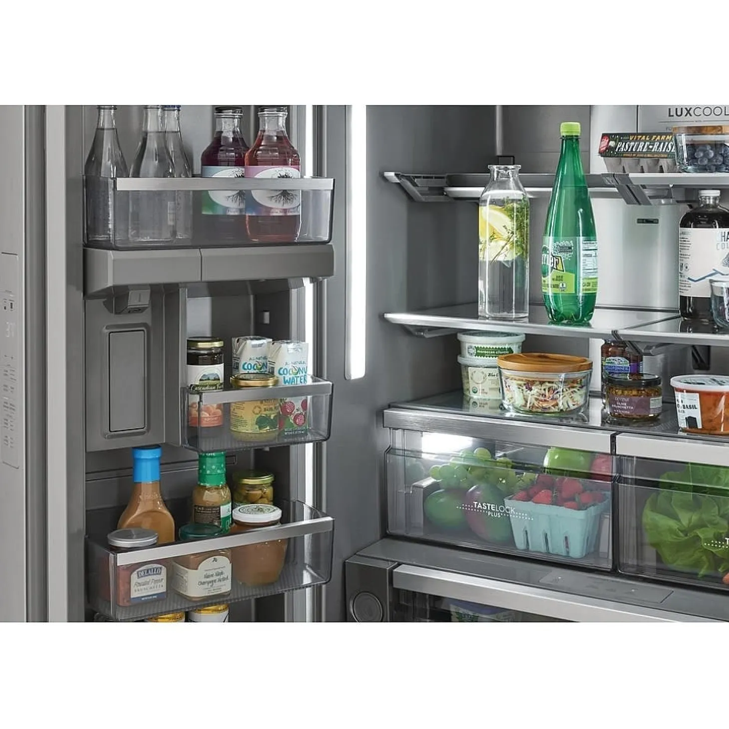 ELECTROLUX Réfrigérateur 22,6 pi3 36 po Inox Portes françaises - ERFG2393AS