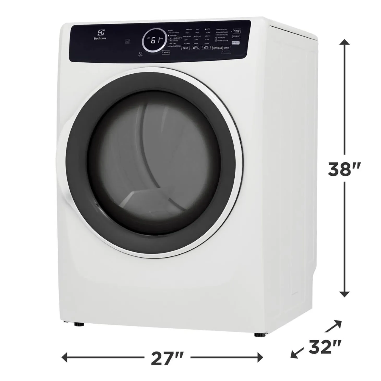 ELECTROLUX Sécheuse Chargement frontal Blanc 27" - ELFE743CAW