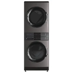ELECTROLUX Tour de lavage, Inox noir, 27", Chargement frontal - ELTE760CAT