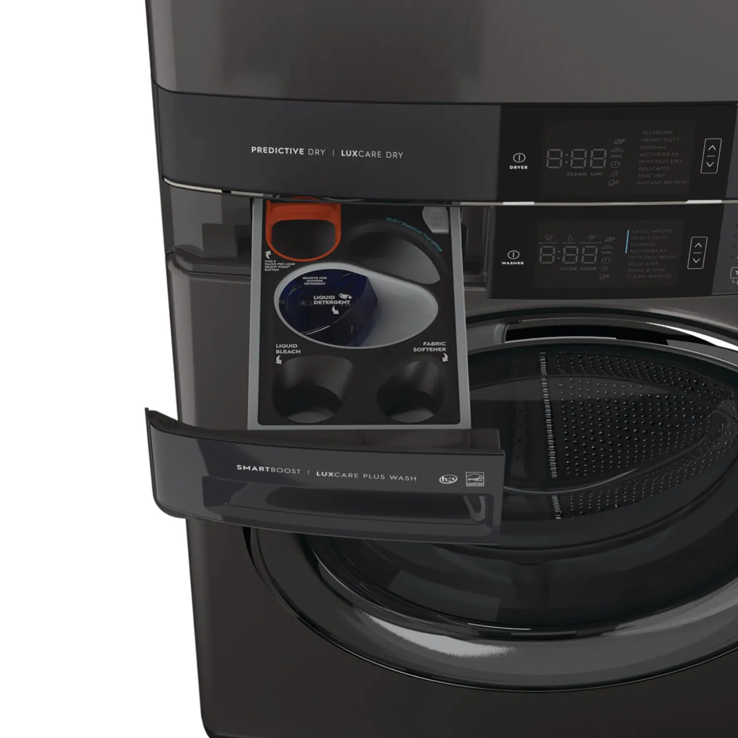 ELECTROLUX Tour de lavage, Inox noir, 27", Chargement frontal - ELTE760CAT