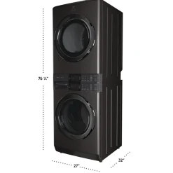 ELECTROLUX Tour de lavage, Inox noir, 27