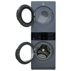 ELECTROLUX Tour de lavage, Bleu denim, 27", Chargement frontal - ELTE730CAD