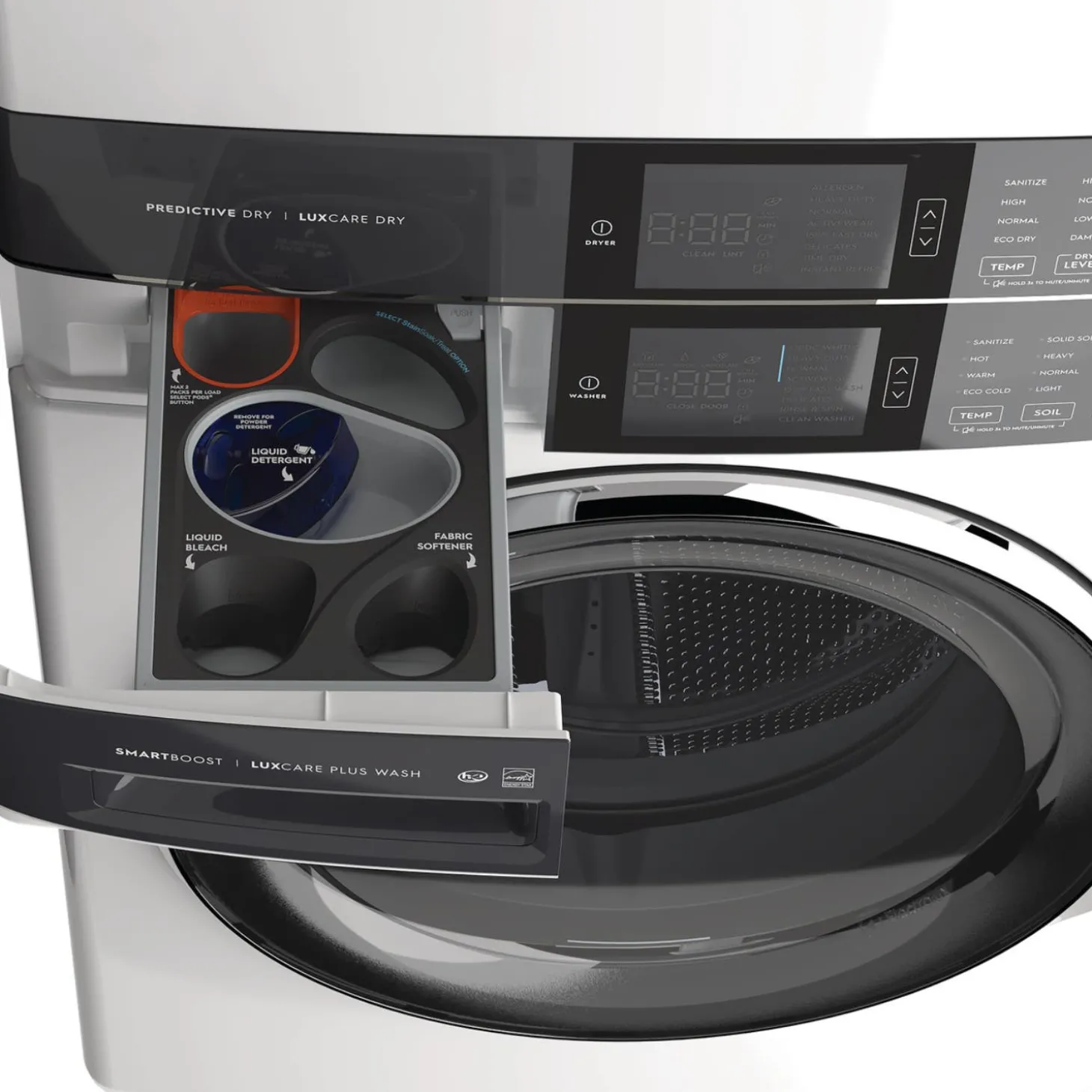 ELECTROLUX Tour de lavage, Blanc, 27", Chargement frontal - ELTE760CAW