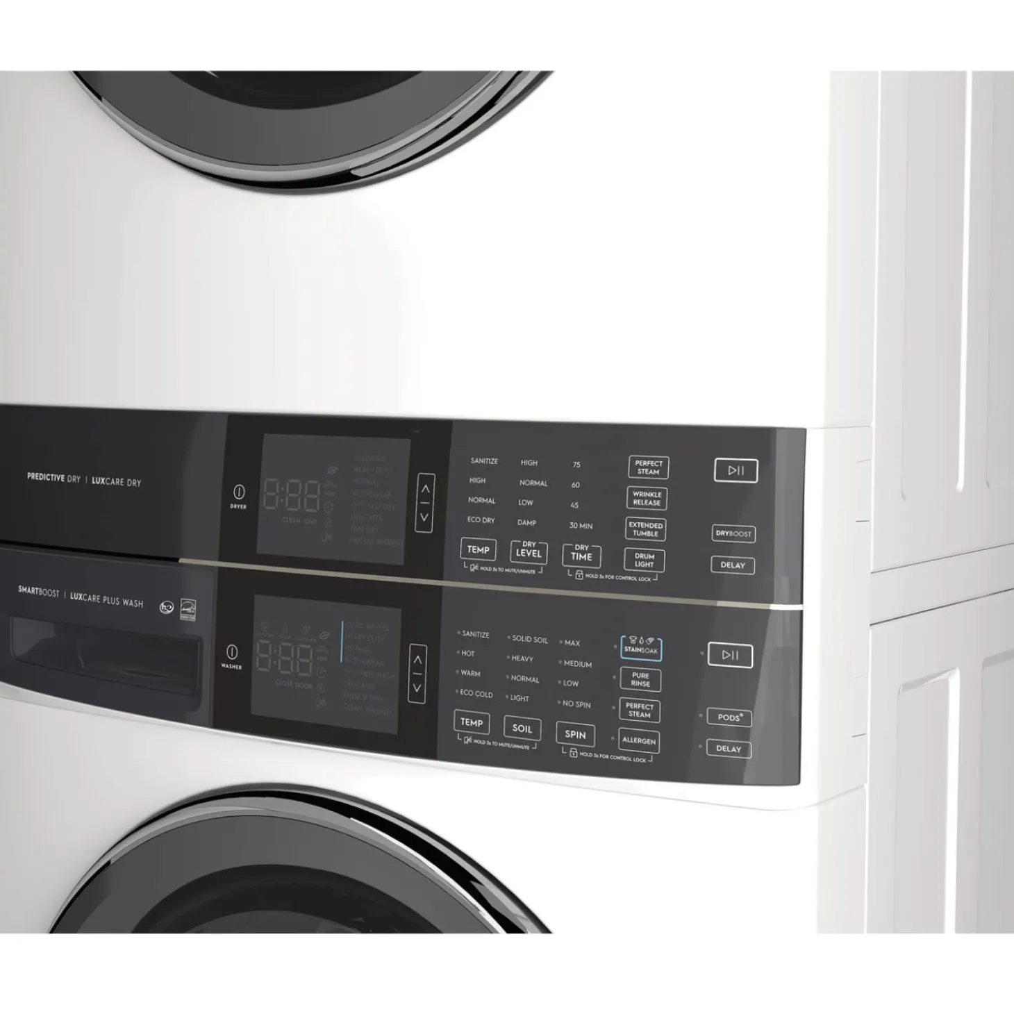 ELECTROLUX Tour de lavage, Blanc, 27", Chargement frontal - ELTE760CAW
