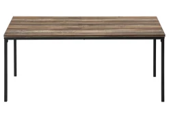 Ens de tables - 3mcx, faux bois brun, métal noir - Monarch