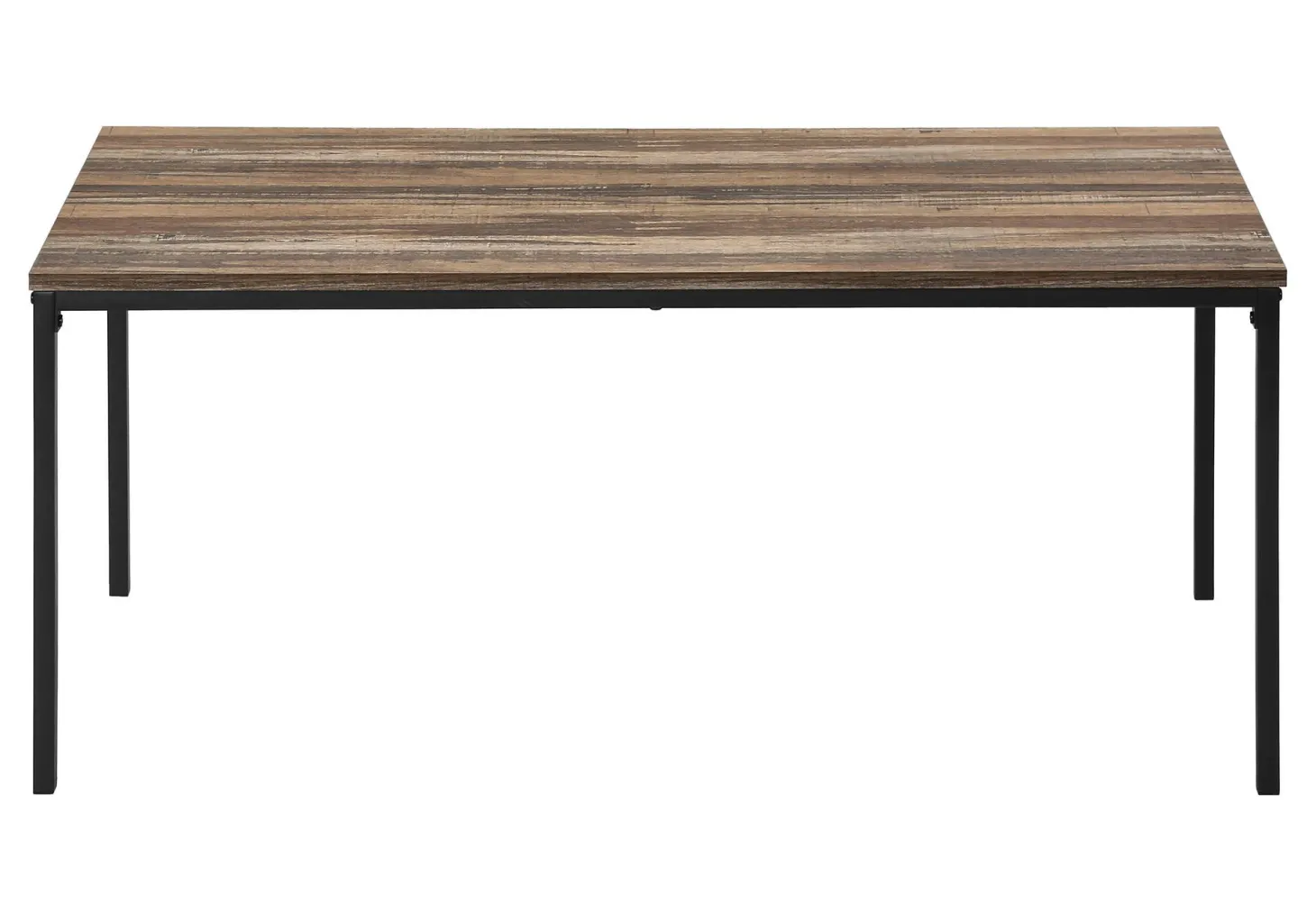 Ens de tables - 3mcx, faux bois brun, métal noir - Monarch