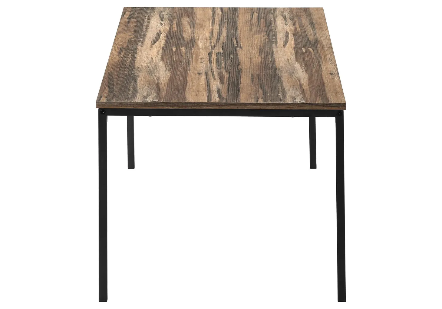 Ens de tables - 3mcx, faux bois brun, métal noir - Monarch
