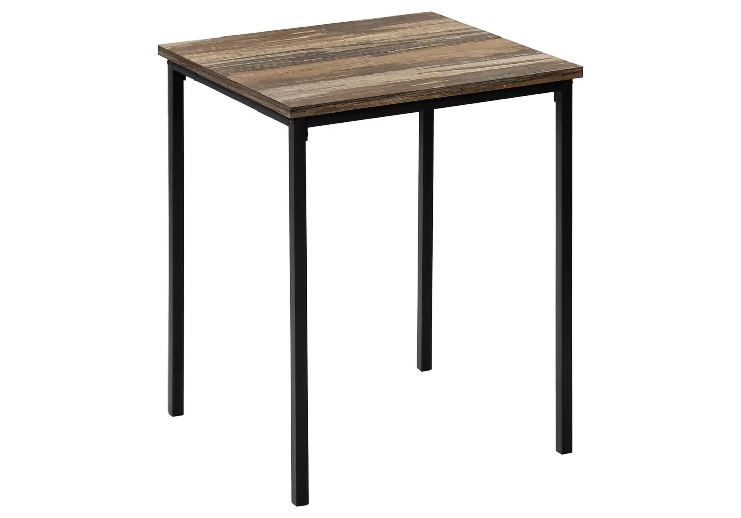 Ens de tables - 3mcx, faux bois brun, métal noir - Monarch